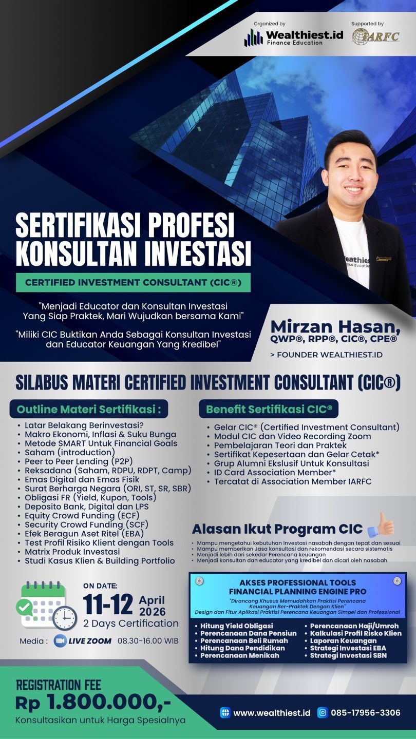 Sertifikasi Konsultan Investasi (Certified Investment Consultant)
