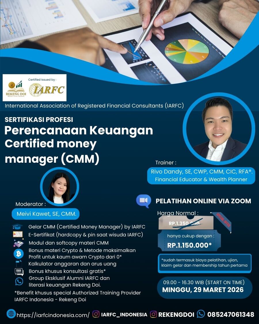Sertifikasi Perencana Keuangan Certified Money Manager CMM
