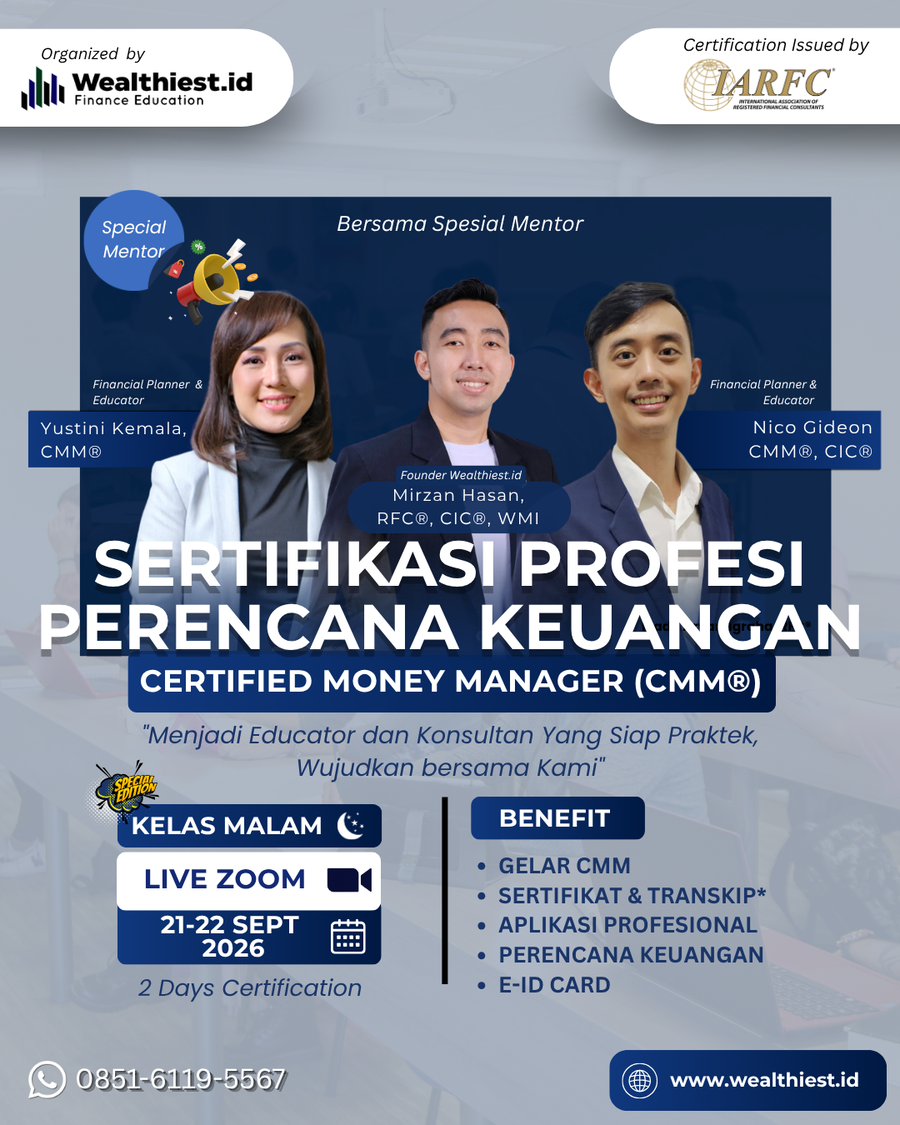Sertifikasi Perencana Keuangan Certified Money Manager CMM Kelas Malam